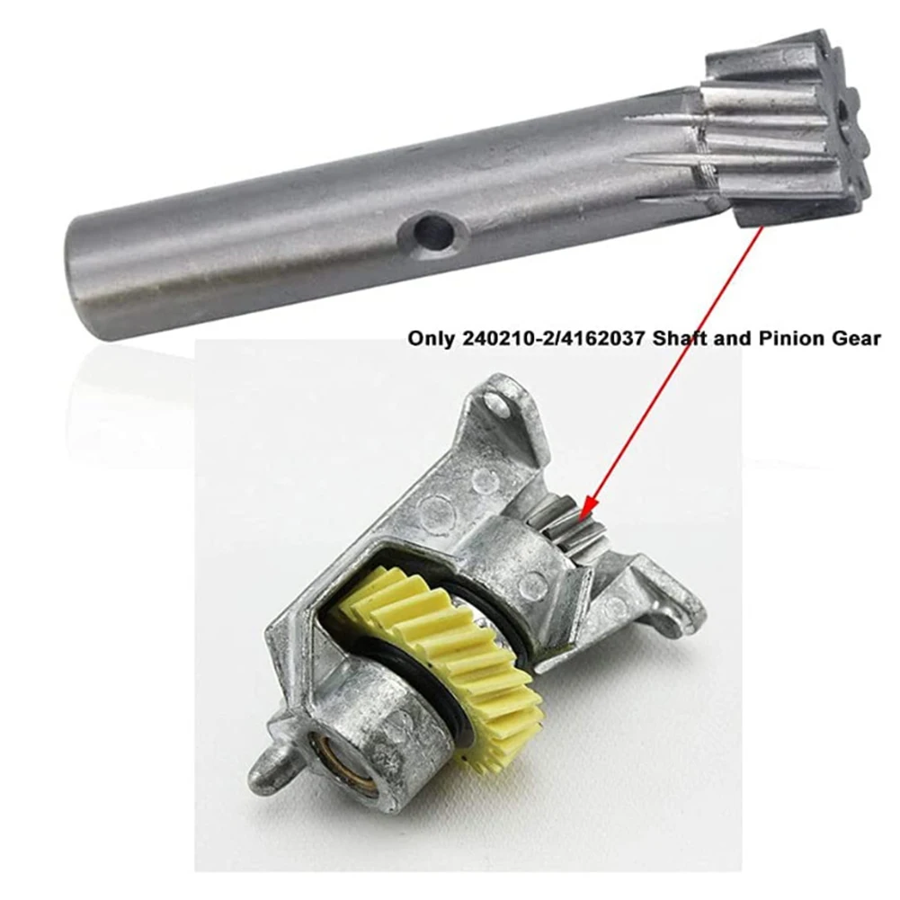 Mixer Shaft And Pinion Gear Shaft And Pinion Gear Replacement 240210-2 4162037 Compatible With Mixer Shaft