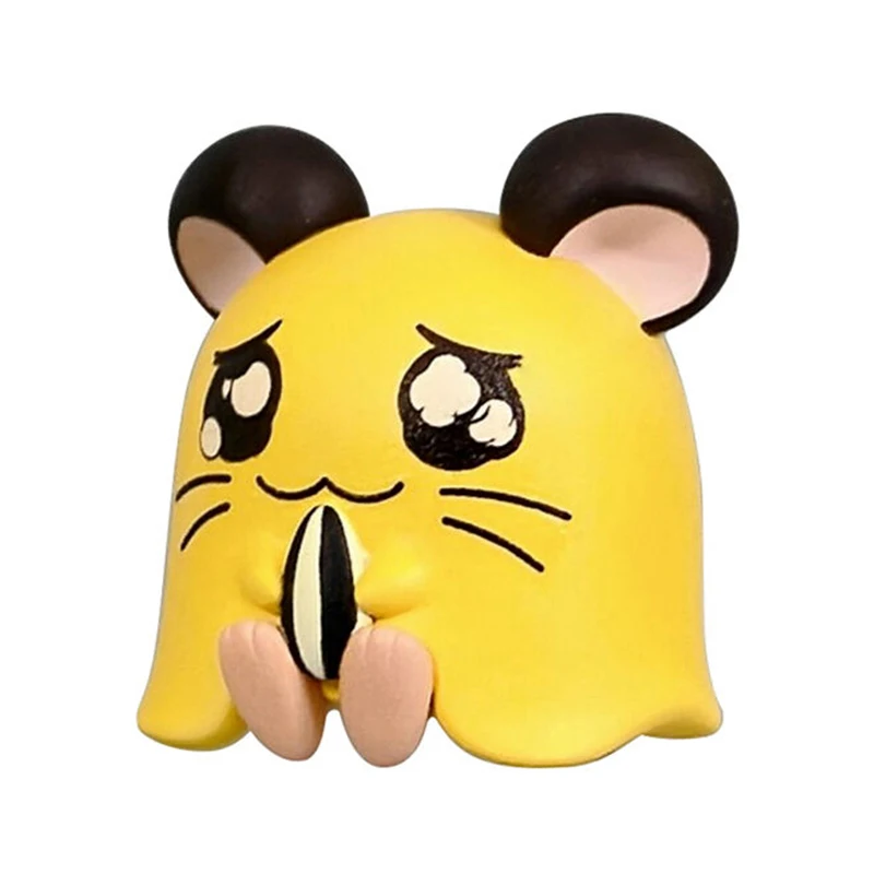 Bandai Originele 4 Stuks Gashapon Hamutaro Anime Figuur Speelgoed Voor Kinderen Cadeau Verzamelmodel Ornamenten