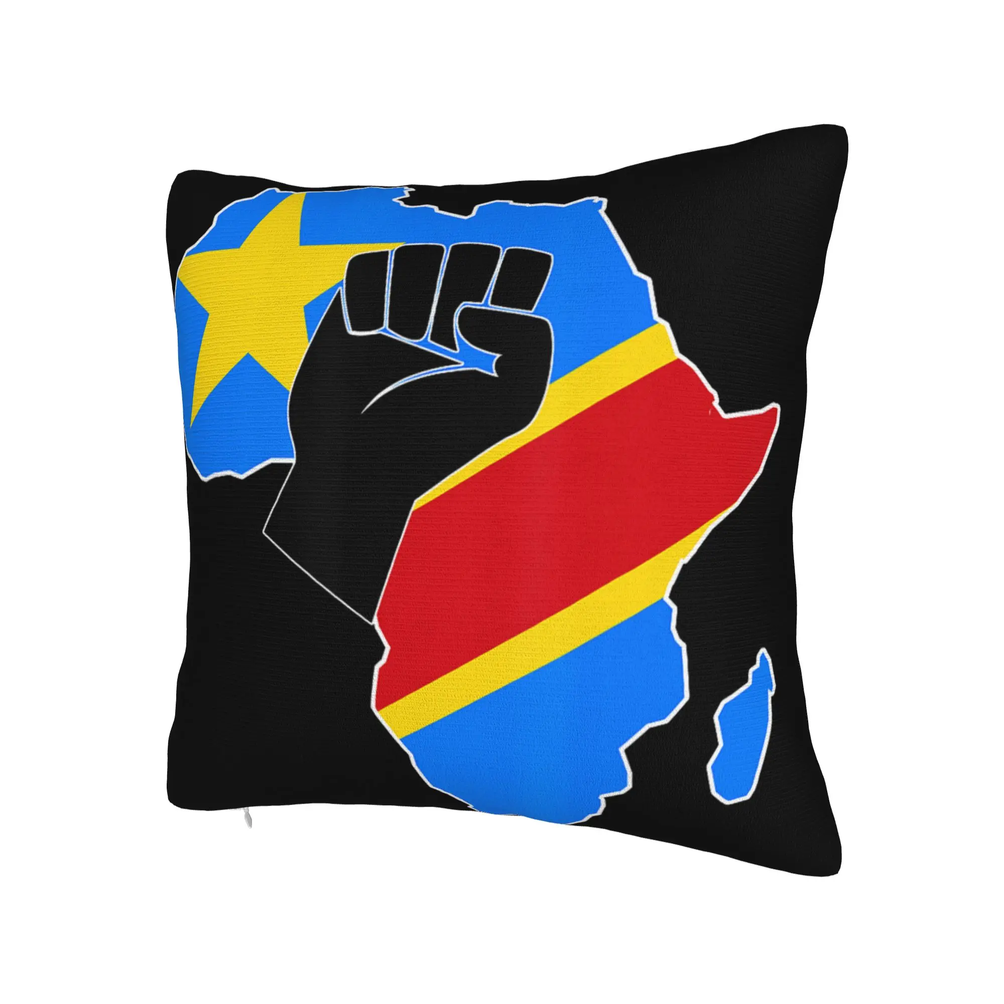 Decorative Pillow Covers Republic Of Congo Congolese Flag Merchandise Home  Pillow Case Cover Drop Shipping Multi-Size