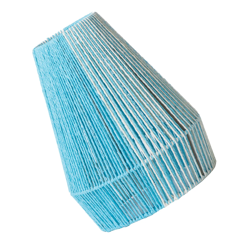 

Богемный тканый абажур, винтажный бумажный веревочный светильник, крышка для потолочной настенной люстры, декоративное внутреннее освещение