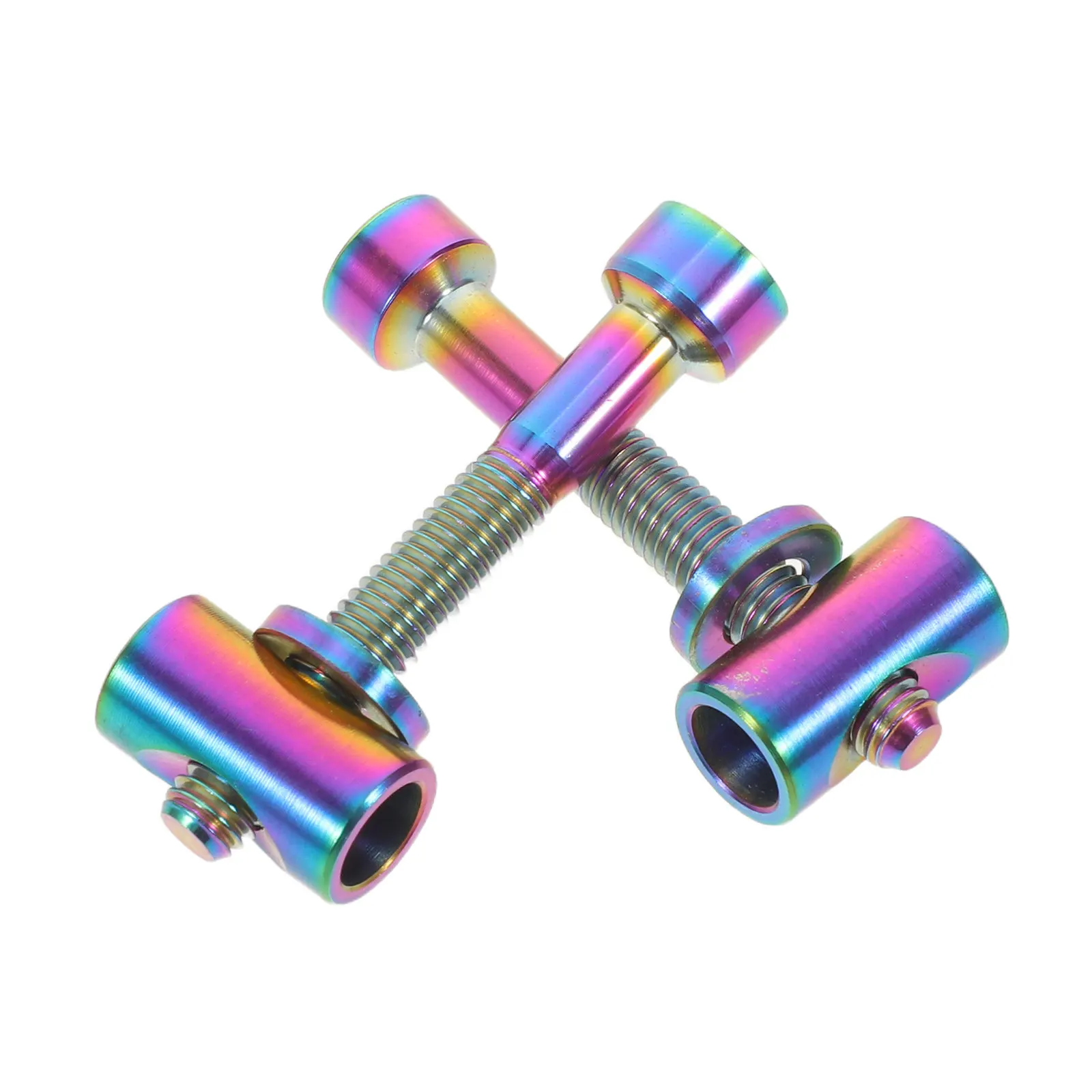 

2Pcs Titanium Alloy Seatpost Screw M5x35 Sturdy Seatpost Clamp Bolt for City Commuting Easy Adjustability Rider Comfort