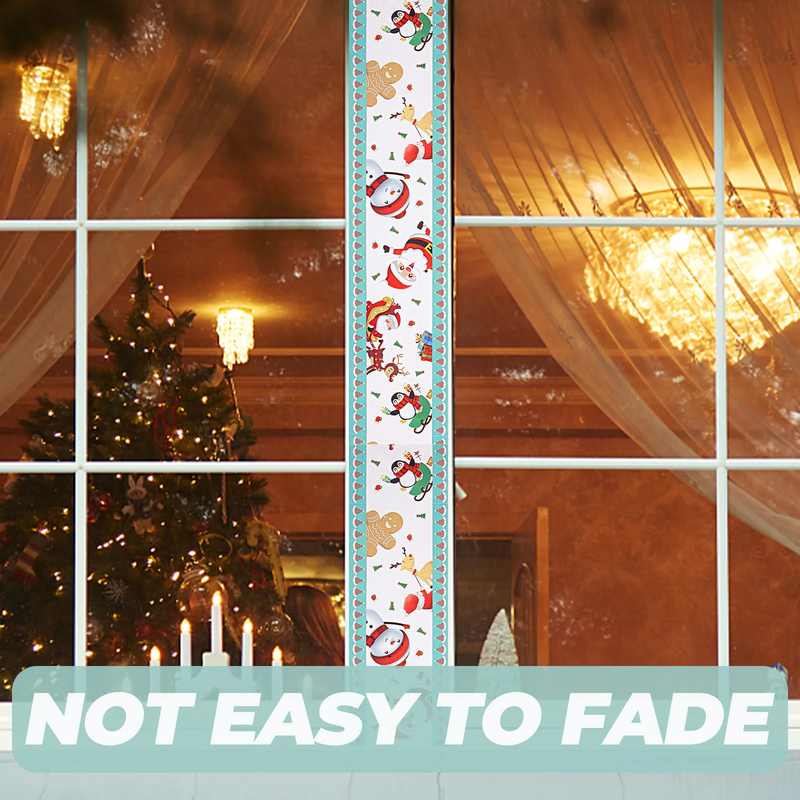 

Chalkboard Border Sticker Wear-resistant Trim Blackboard Festival Bulletin Decoration Stickers Adorable Paper Christmas