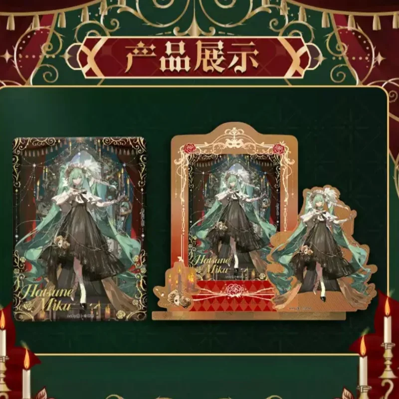 KAYOU Genuine Hatsune Miku Cards  Anime Peripheral Aria Cute Collection Cards Flash Cards toys Children’s Holiday Gifts