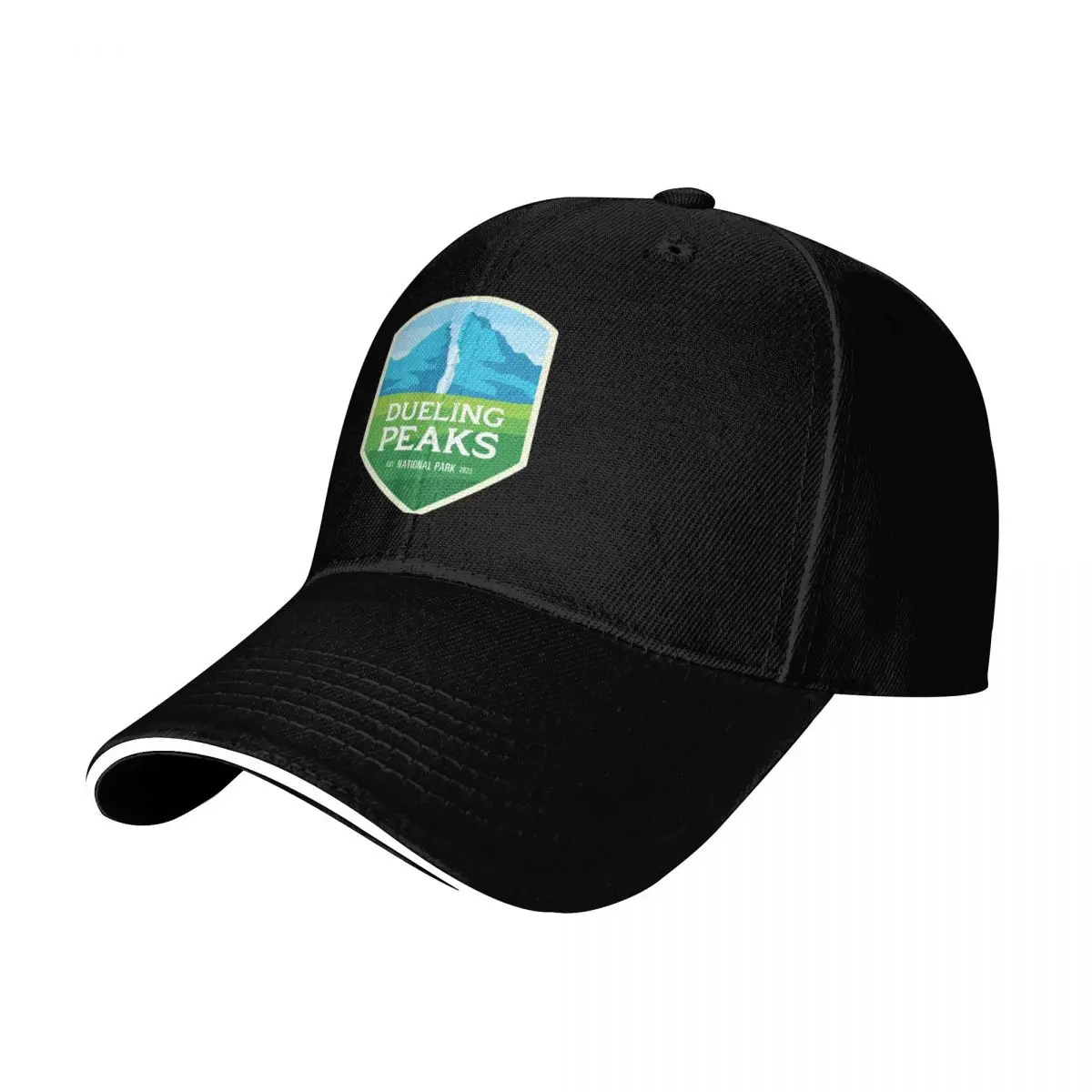 Dueling Peaks National Park Baseball Cap Snapback Flat Bill Strapback Dad Hat Six Panel Structured Crown