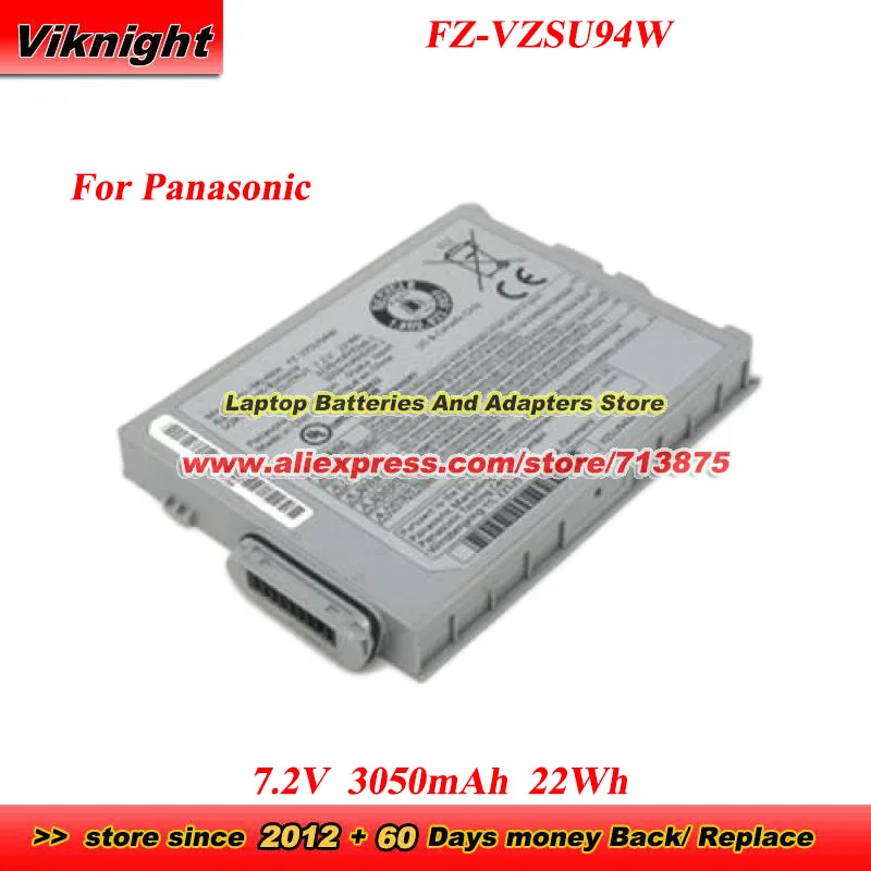 

Genuine FZ-VZSU94W Battery 7.2V 3050mAh 22Wh for Panasonic Toughpad FZ-M1 FZ-B2 FZ-M1C Laptop FZ-VZSU94 FZ-VZSU94JS FZ-VZSU94R