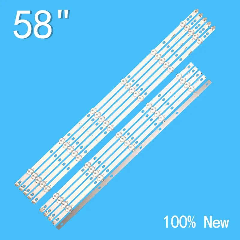 LED backlight For58PUS6203/12 58PUS6504/12 58PUF6013/T3 NS-58DF620NA20 NS-58DF620CA20 LB-GM3030-GJPHP585X11AA12-R-2-T L LB58003