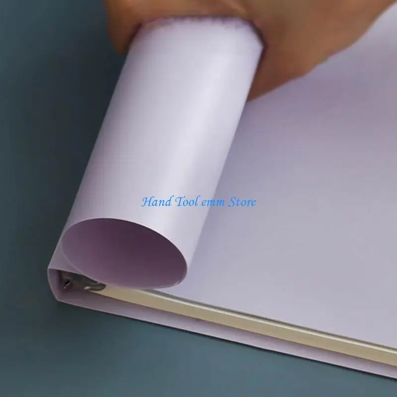 H37F Practical Binder B5 Loose-leaf Ring Notebook Lined Paper 120 Pages