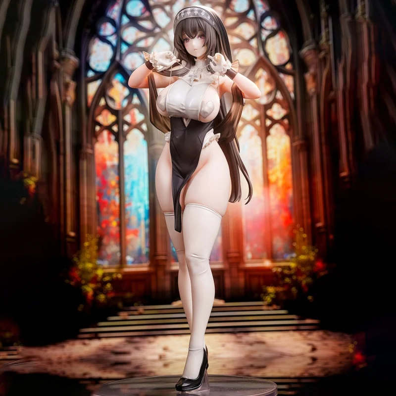 

New コスプレシスターさん Cosplay Nun Anime Figure Sexy Girls Figures Figurine Model Statue Doll Collection High Quality Version Toys Gift