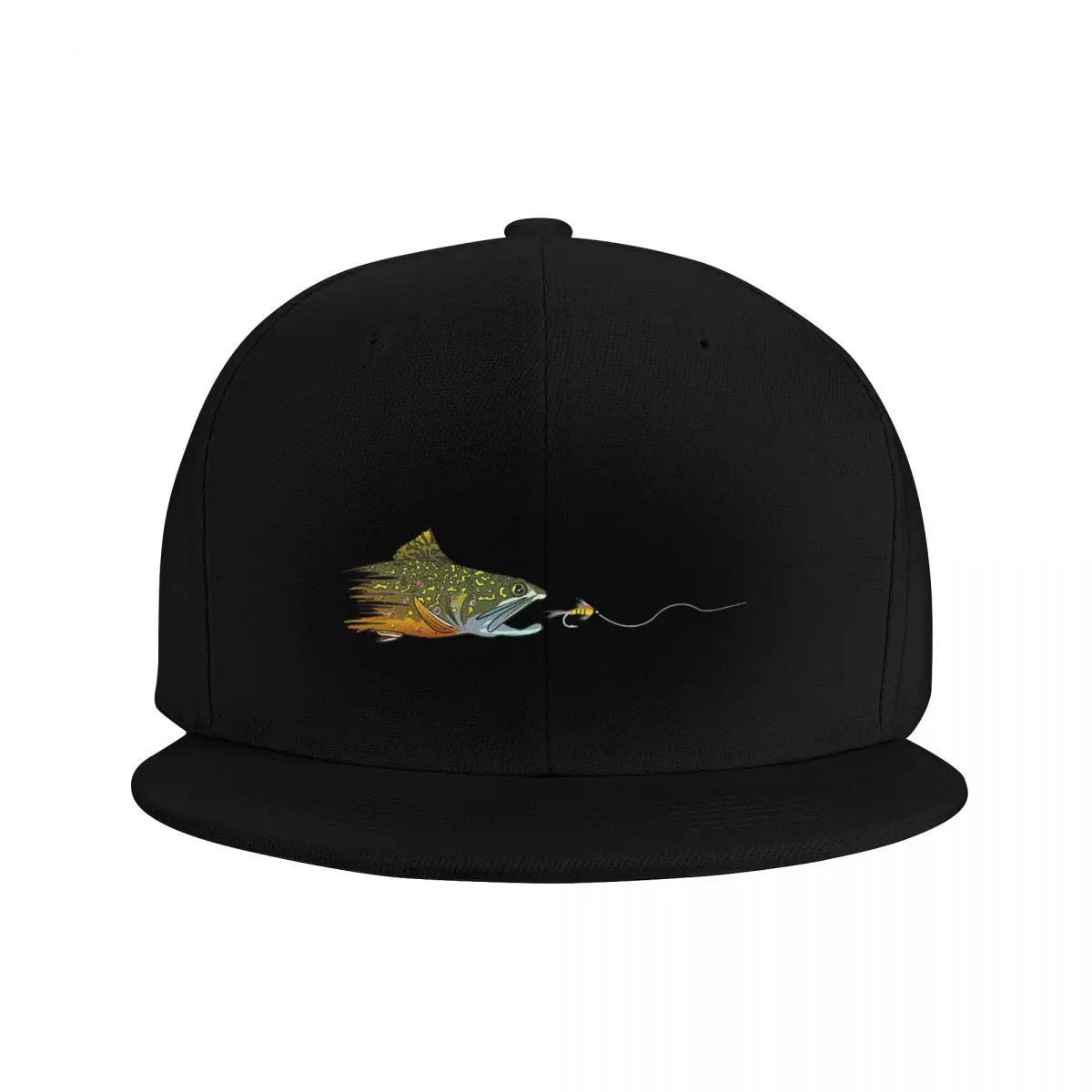 Fly Fishing Brook Trout Dry Fly Tying Fisherman Baseball Cap Trucker Cap Kids Hat Caps For Women Men's