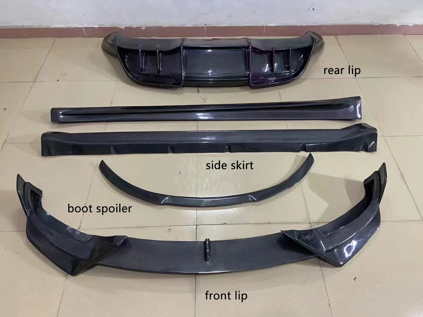 For Tesla model Y AD bodykit carbon fiber 2021 2022 2023 retrofitting sports kit front lip rear lip side skirt trunk spoiler