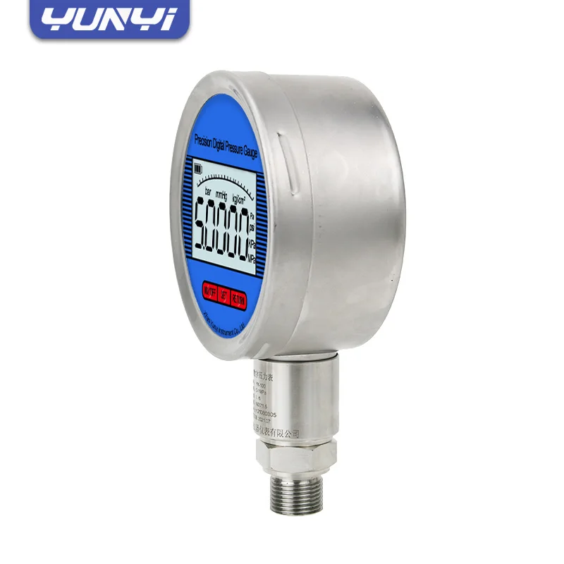 Yunyi high precision water oil YK100B digital air pressure gauge 0.05 0.1 0.2%