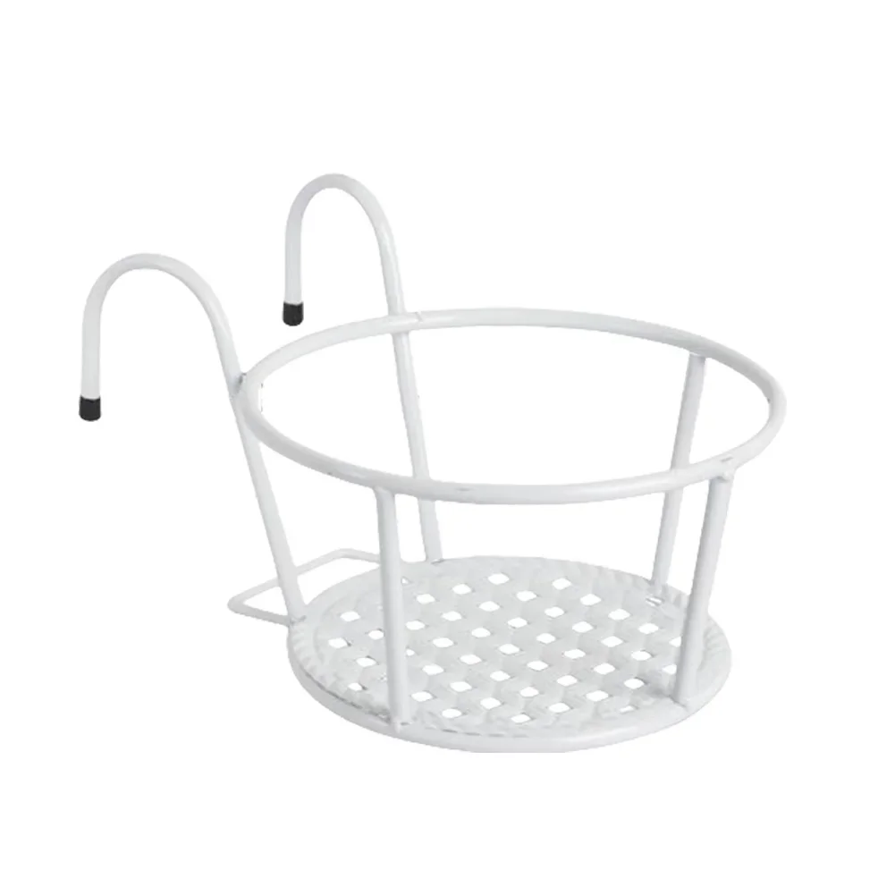 

Balcony Decoration Balcony Railing Stand Flower Pot Holder Compact Space Utilization Easy Installation With Hardware