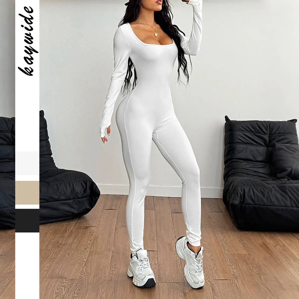 

Спортивные высокоэластичные слегка пряные брюки для занятий йогой, комбинезон, женская одежда, лето 2025 г., независимая станция Amazon