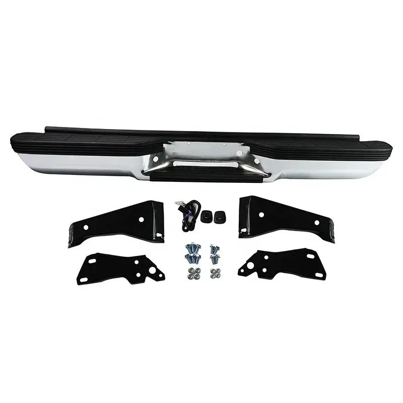 

NEW- Complete Chrome Rear Bumper for 1988-2000 Chevy Silverado C Sierra C/K 1500 2500