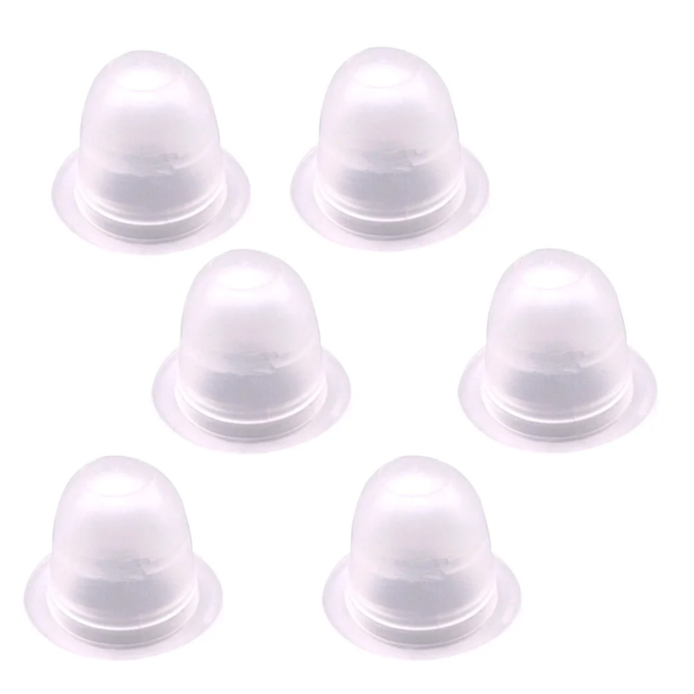 

100Pcs Clear Ink Caps Disposable Makeup Eyebrow Tattoo Pigment Containers Kits Supplies Quick Use Supplies