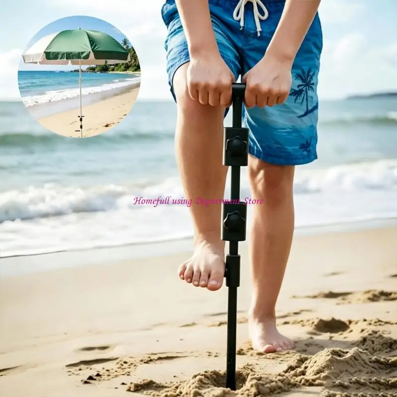 Water Fishing Cover Stand with Metal Stake Base Holder Use