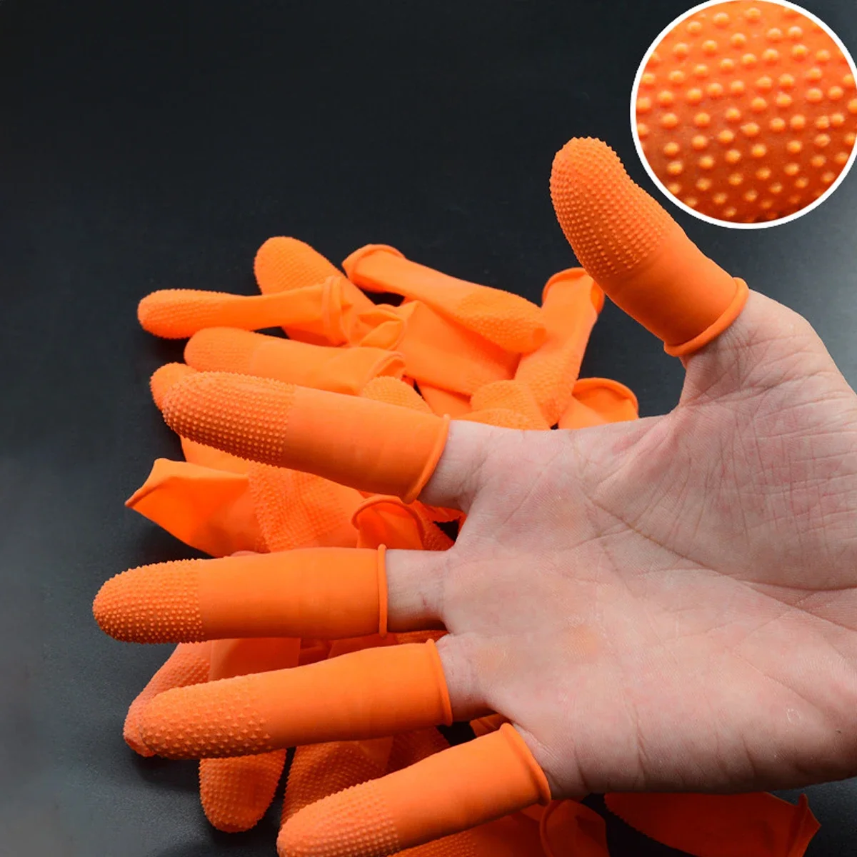 10/30/50 المتاح اللاتكس غطاء للأصابع ارتداء مقاومة الإصبع حامي لإصلاح الساعة اليدوية اللوحة مسمار الفن