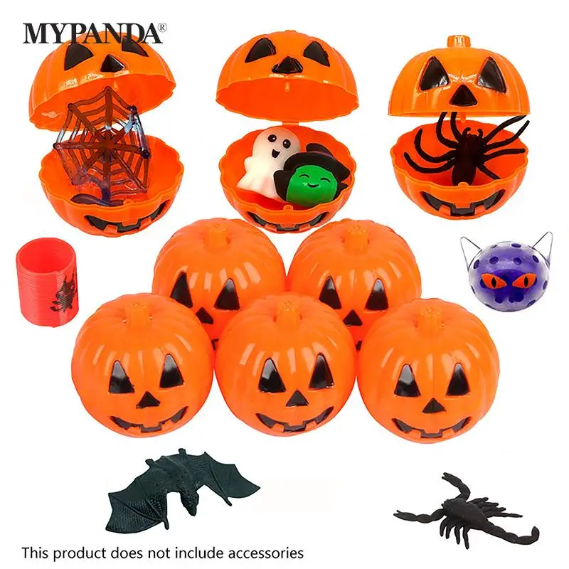 

1/3/5Pcs Halloween Pumpkin Candy Box Party Tricky Pumpkin Containers Snacks Storage Box Trick or Treat Kids Gifts