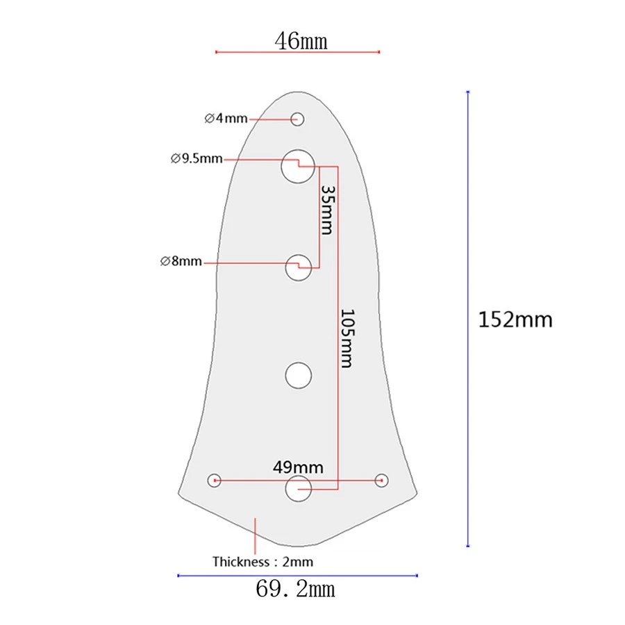 

Y749A HOT Guitar Control Plate Carved Zinc Alloy 4 Holes Volume Control Plate Replacement Part for Jazz Guitar