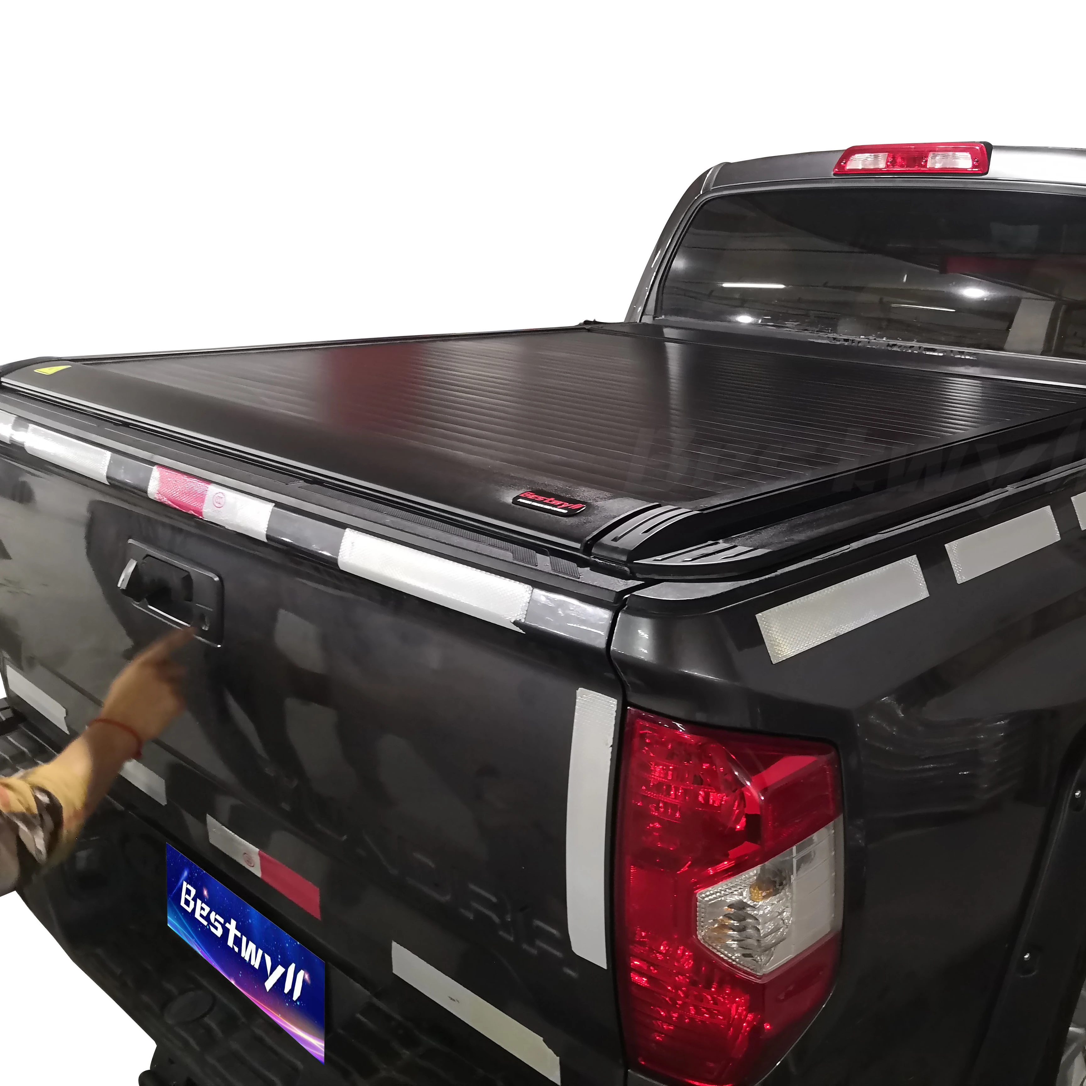 

BESTWYLL Pickup Roller Bed Cover Tonneau Electric Roller Lid Shutter Tonneau Cover For Toyota Tundra 2009+5.5" 6.5" Bed E-K33