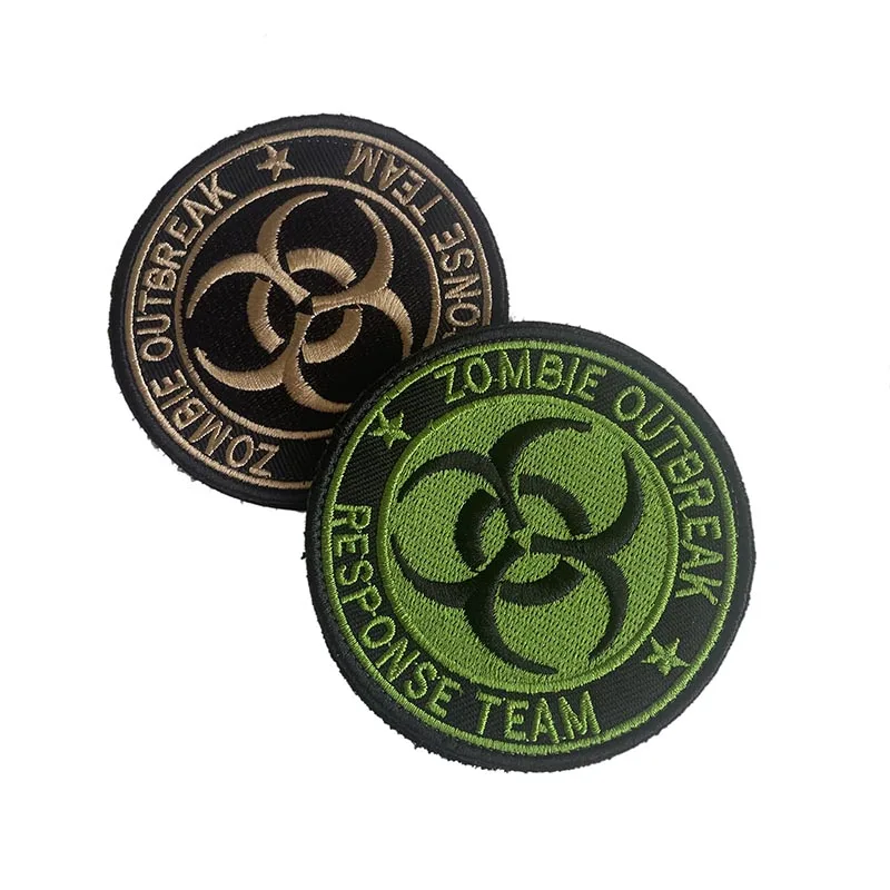 Umbrella Corporation PVC-Gummi-Abzeichen, Biohazard-Insigne, bestickte Kleidungsapplikationen, militärischer Aufkleber, taktisches Emblem – Detail 5