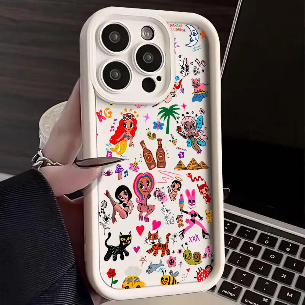 جراب هاتف Karol g manana sera bonito ، غطاء خلفي لين من البولي يوريثان الحراري لـ oppo reno 2 3 4 5 6 7 7z 8 8t 10 11 pro plus 4g 5g