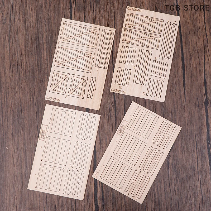 1:35 صندوق خشبي مصغر/صينية قوس التجمع نموذج اليدوية Diy بها بنفسك طاولة الرمل المشهد تخطيط المواد Diorama عدة 1 قطعة #3