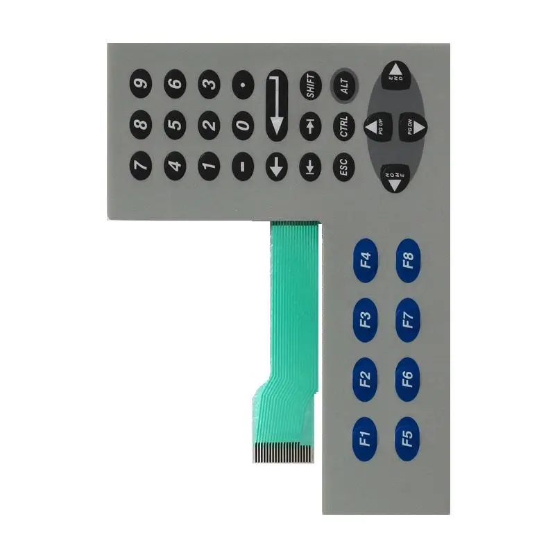 メンブレンキーパッド-2711p-k4m20a8-2711p-k4m20d8-産業用ボタン保護フィルム-panview