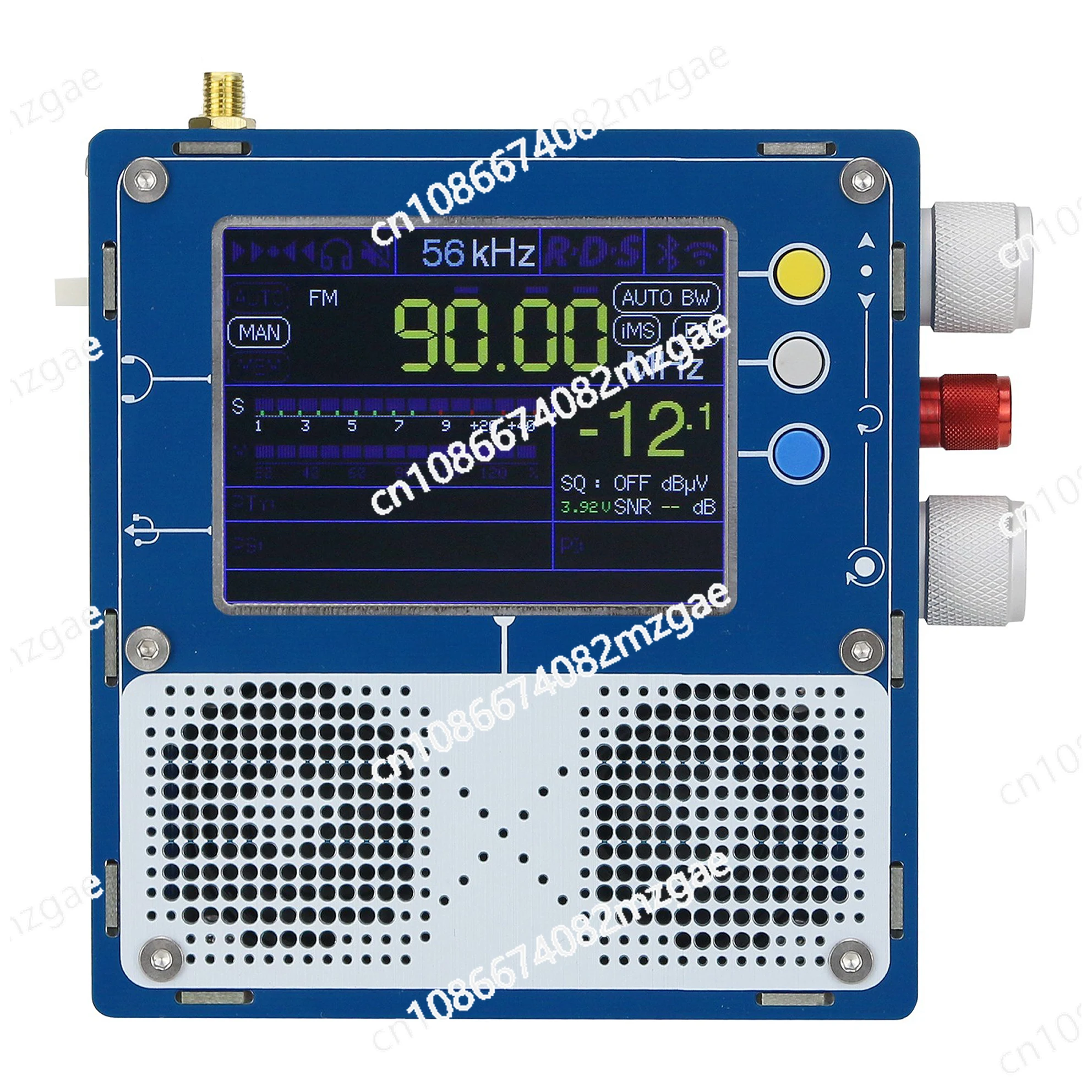 

High performance full band radio TEF6686 big cat version radio medium wavelength short wave DSP high sensitivity