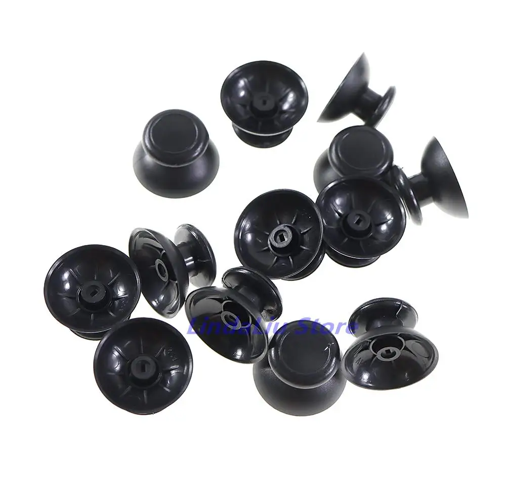 4pcs black Small Hole 3D Analog Thumbstick Joystick Caps For WII U mushroom Cap for Wii U for WIIU Game Controller