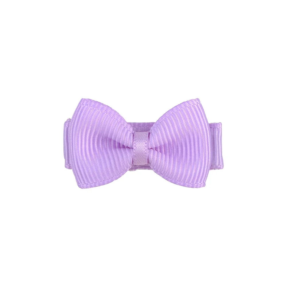 1.2 pulgadas Colores sólidos Mini arcos de cabello con clip para niños Grabas para niñas Películas Cubiertas Cubiertas de seguridad Cabello Accesorios para el cabello