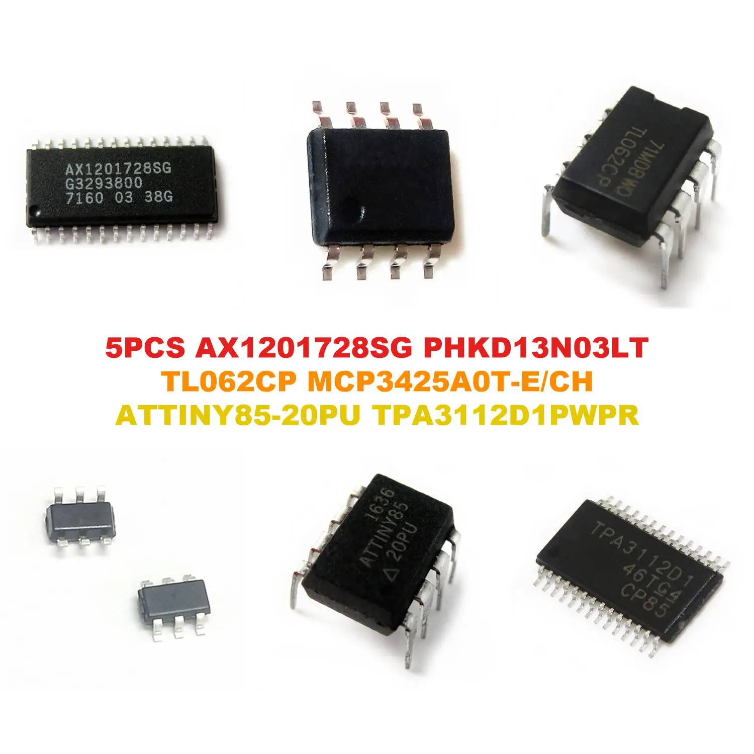 AX1201728SG PHKD13N03LT TL062CP MCP3425A0T-E/CH ATTINY85-20PU TPA3112D1PWPR