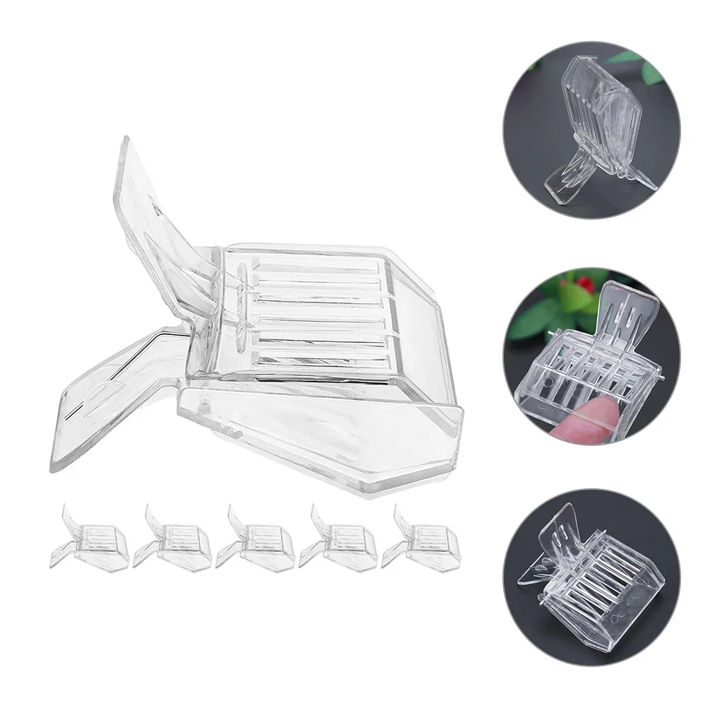 

6Pcs Bee Breeding Cell Cage Clips Plastic Breathable Rearing Cups Bee Catcher Beekeeping Tools Supplies Rearing Cups