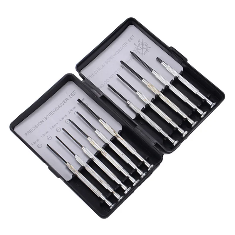 11PCS professional Precision Screwdriver Set Mini Jewelers Watches Glasses clock jewelry cell phone Repairs DIY tool Kit