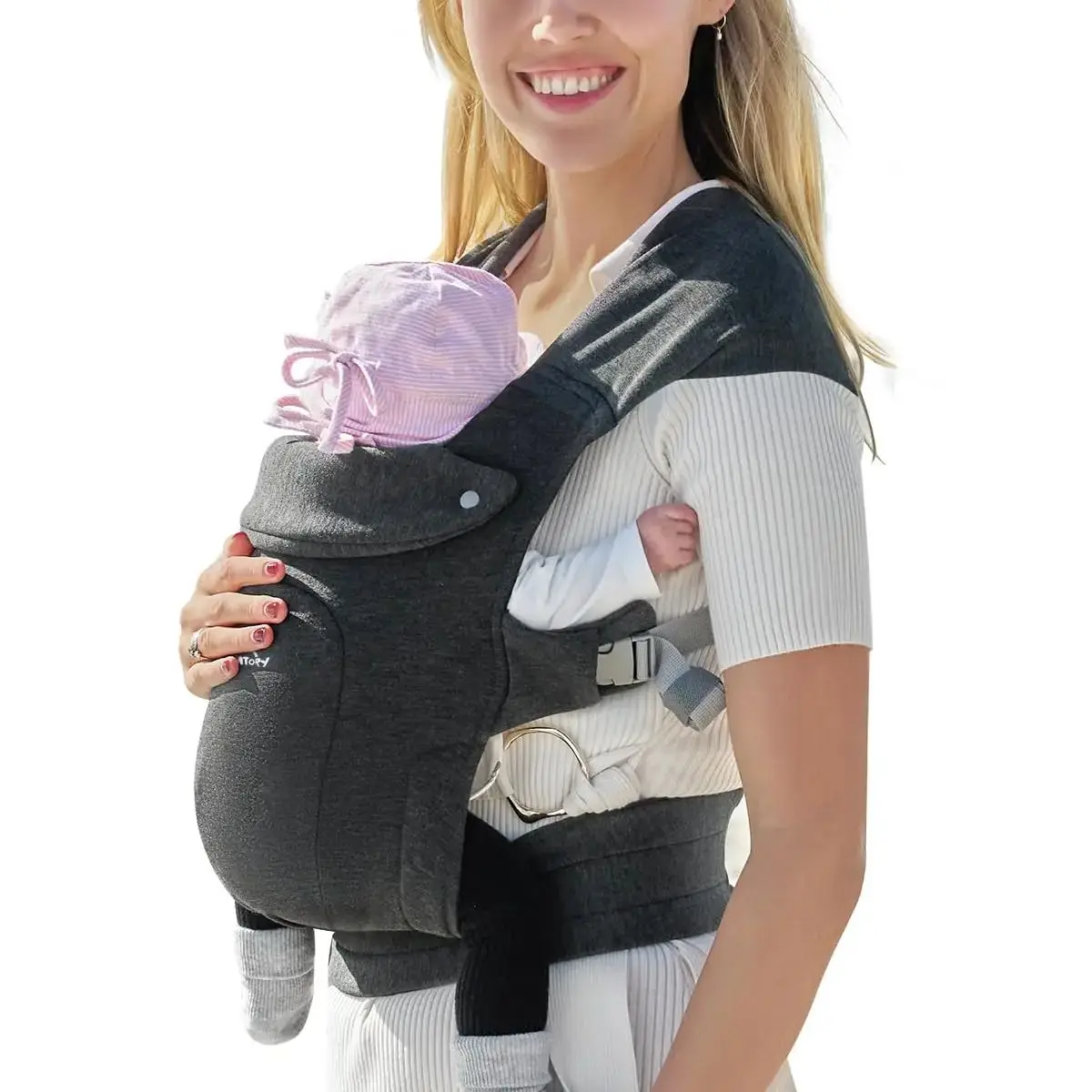 

Baby Carrier Newborn to Toddler Cozy Baby Wraps Carrier Ergonomic Newborn Carrier with Head Support