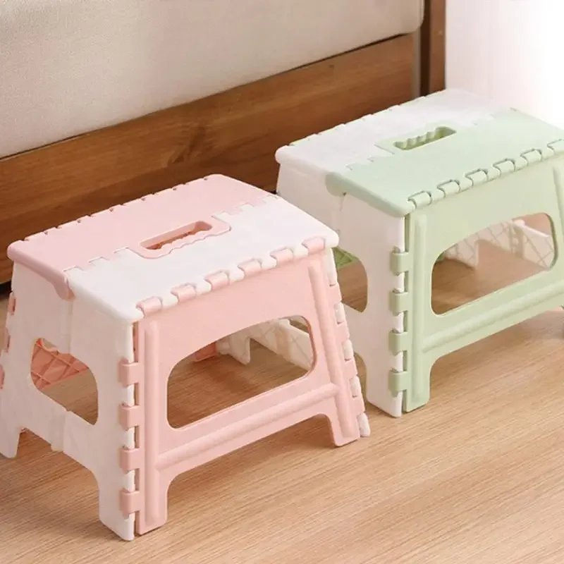 Folding Step Stool Bathroom Stool Non-Slip Design Compact Foldable Step Stool For Bathroom Bedroom Kitchen Outdoor Fishing