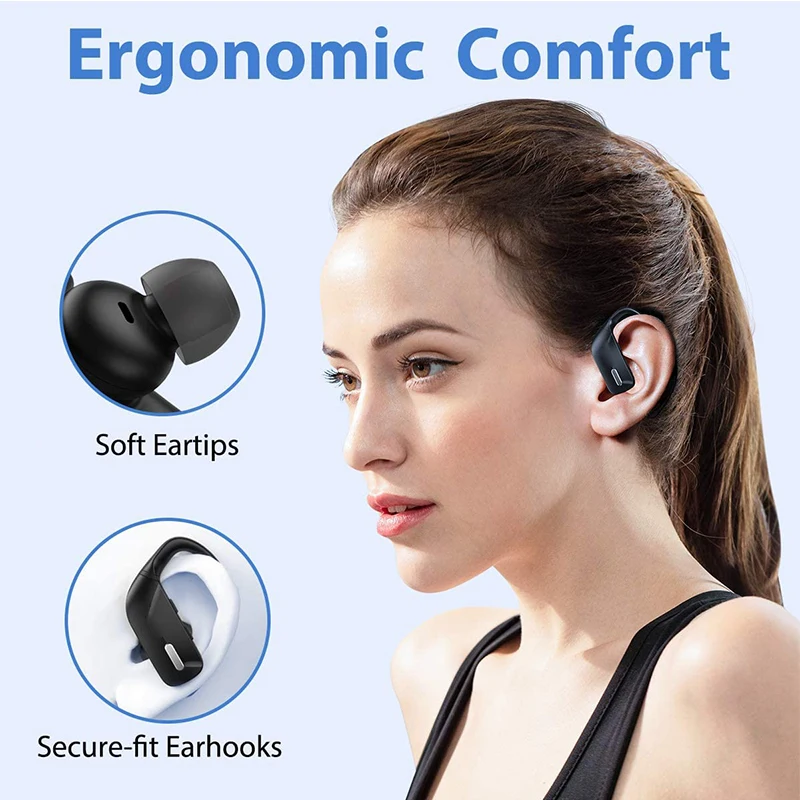 Wireless Earbuds Bluetooth Headphones Play Back Earphones In Ear Waterproof with Microphone LED Display for Sports Running New