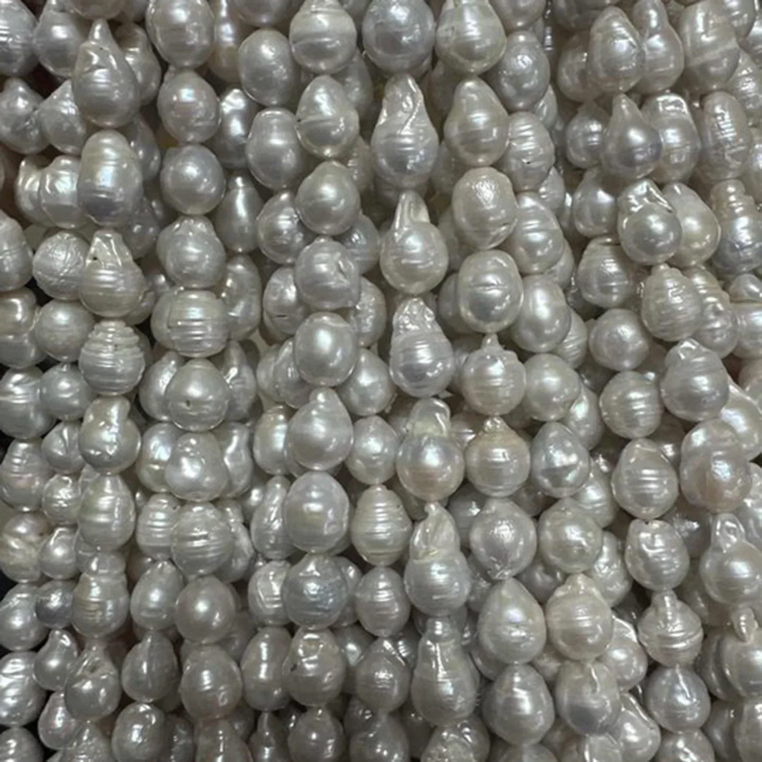 

Natural Freshwater Pearl 13-14mm AAAA White Baroque Irregular Bead Jewelry Gift Make DIY Necklace Bracelet Accessories Wedding