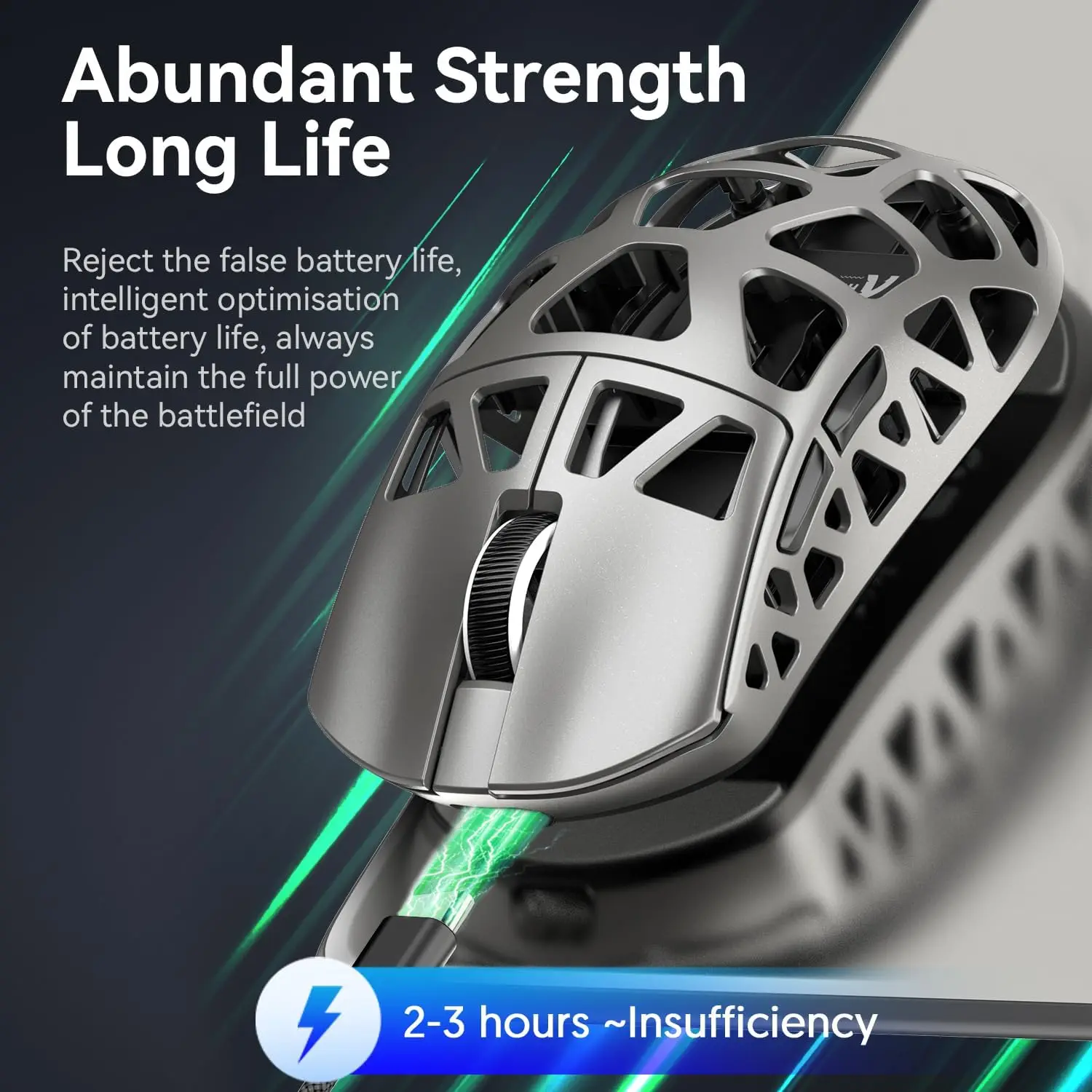 MAMBASNAKE x ATTACK SHARK R3 46g Superlight Magnesium Alloy Wireless Gaming Mouse