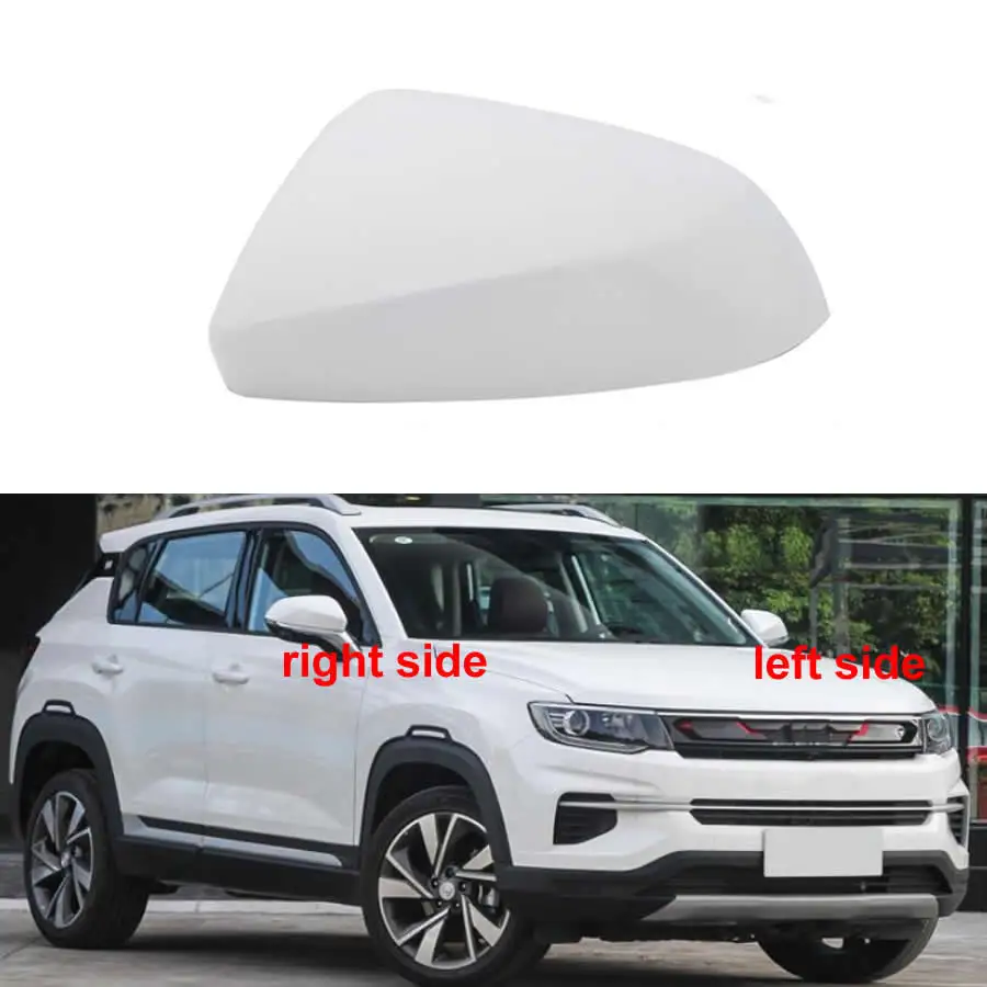 

For Changan CS35 Plus Car Accessories Outside Reverse Mirror Cover Cap Wing Door Side Mirrors White Housing Shell