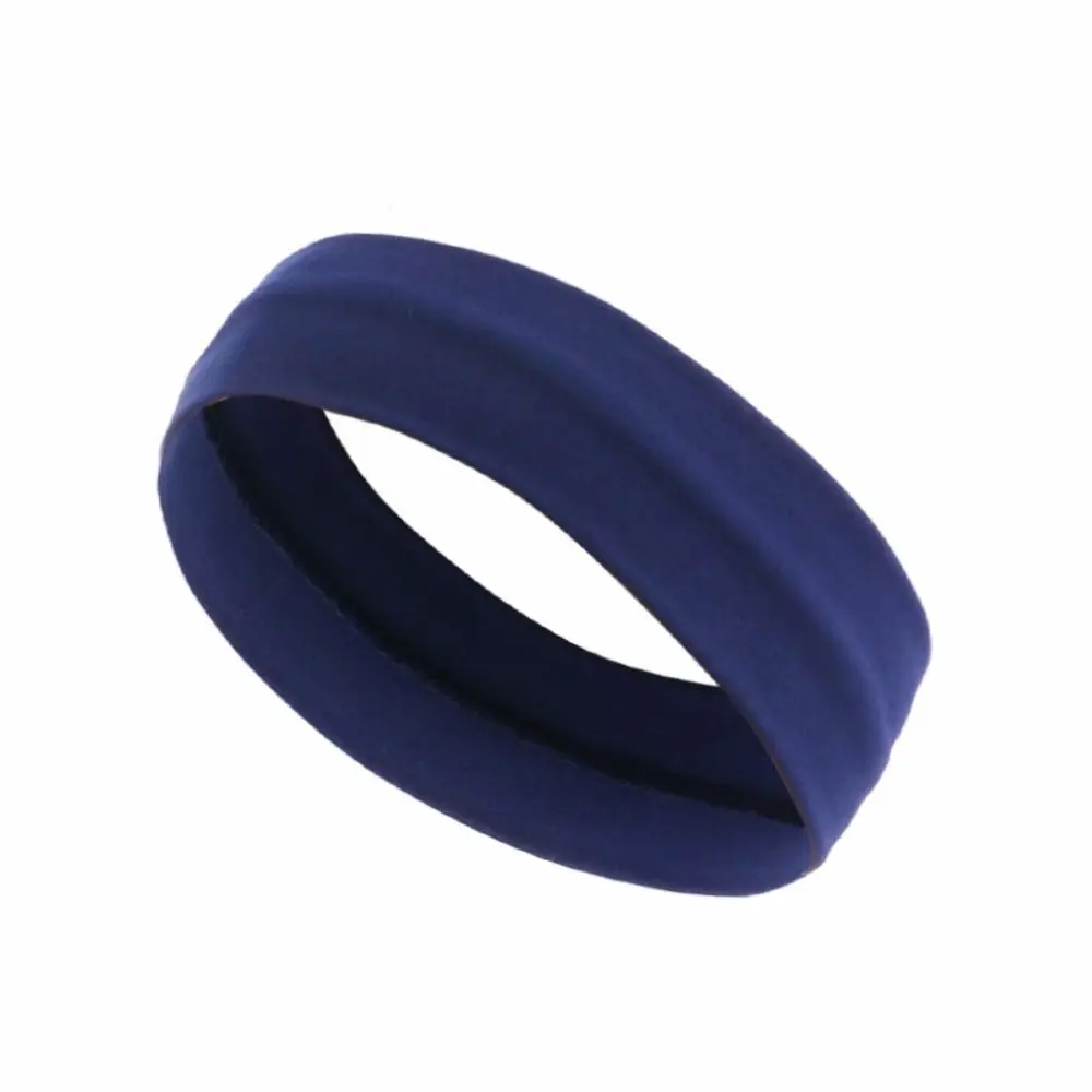 Headband Sweat-Absorbent Stretch Elastic Sports Sweat Head Band Non Slip Sweatbands Pure Color Headband Headband Yoga Hair Band