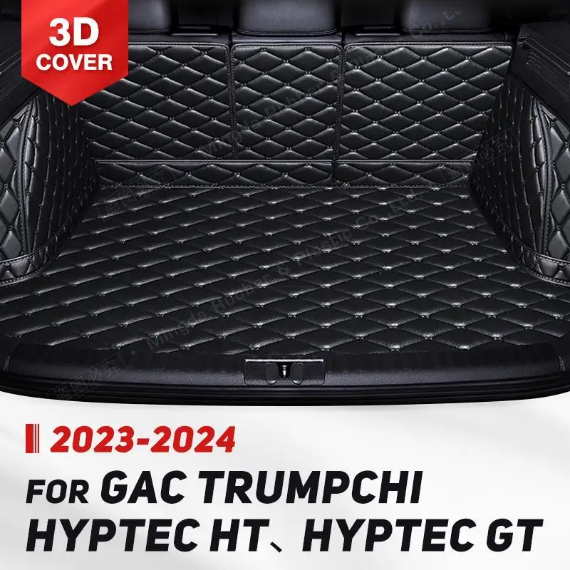 

For GAC Trumpchi Hyptec HT、 Hyptec GT 2023-2024 Auto Full Coverage Trunk Mat Car Protective Pad Cargo Liner Interior Accessories