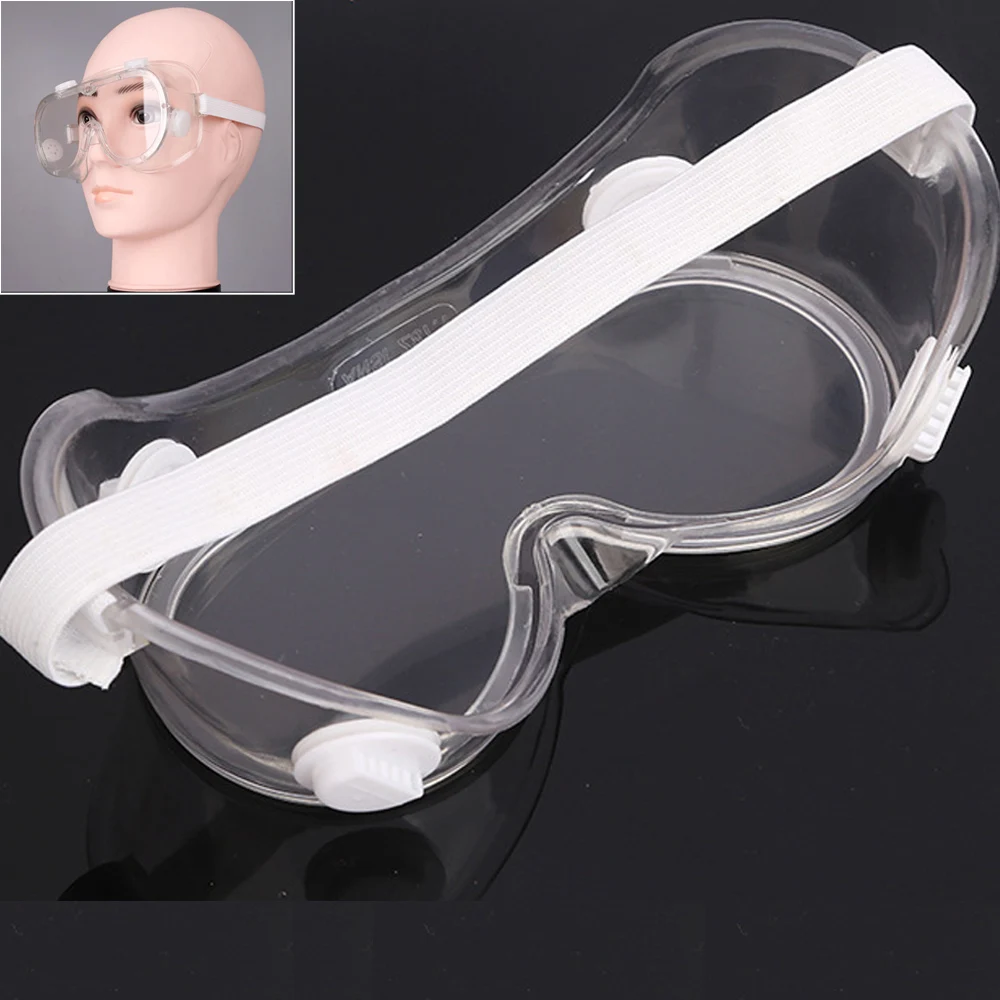 1pcs Protective Eyewear transparent outdoor windproof  Workplace Safety Goggles Anti-dust Supplies Dental Goggles