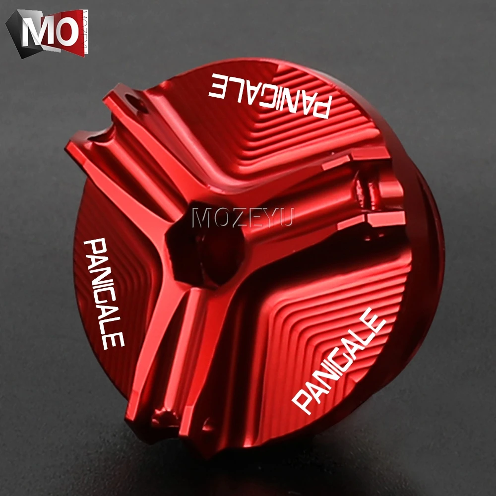 

For DUCATI PANIGALE 899 1199 1299 Panigale V4 2012 2013 2014 2015 2016 2017 2018 Engine Oil Cap Bolts Fuel Filler Cap Protection