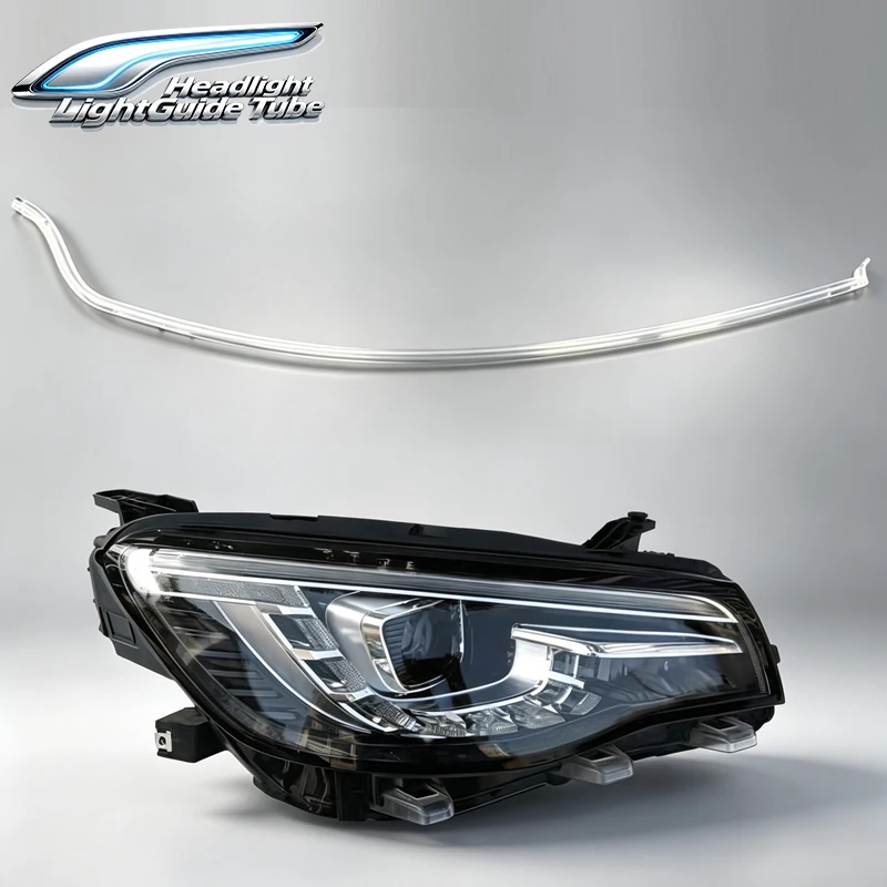Headlight Daytime Running Light Strip DRL Tube Light Guide Tube Fit MG HS 2018-2022 LED Headlight Car Head Lamp Light Guide