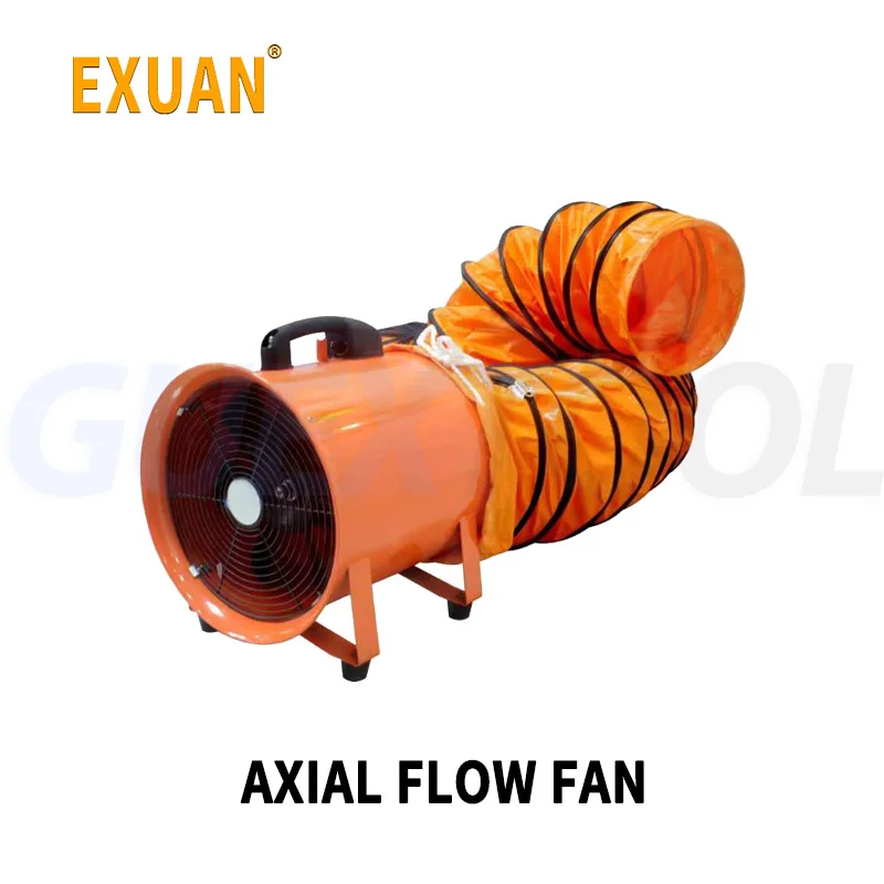 

Портативный осевой вентилятор Мобильный вытяжной вентилятор Промышленный вытяжной вентилятор Промышленное вентиляционное оборудование Устойчивость к высоким температурам