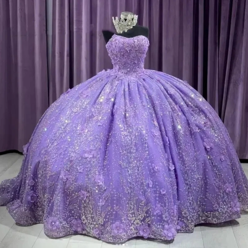 Robe de Rhpersonnalisée avec cape pour filles, µmexicaine, Anos Flower Applique, Sweet Quinceanera, 15 ans, 16 ans, AQ16