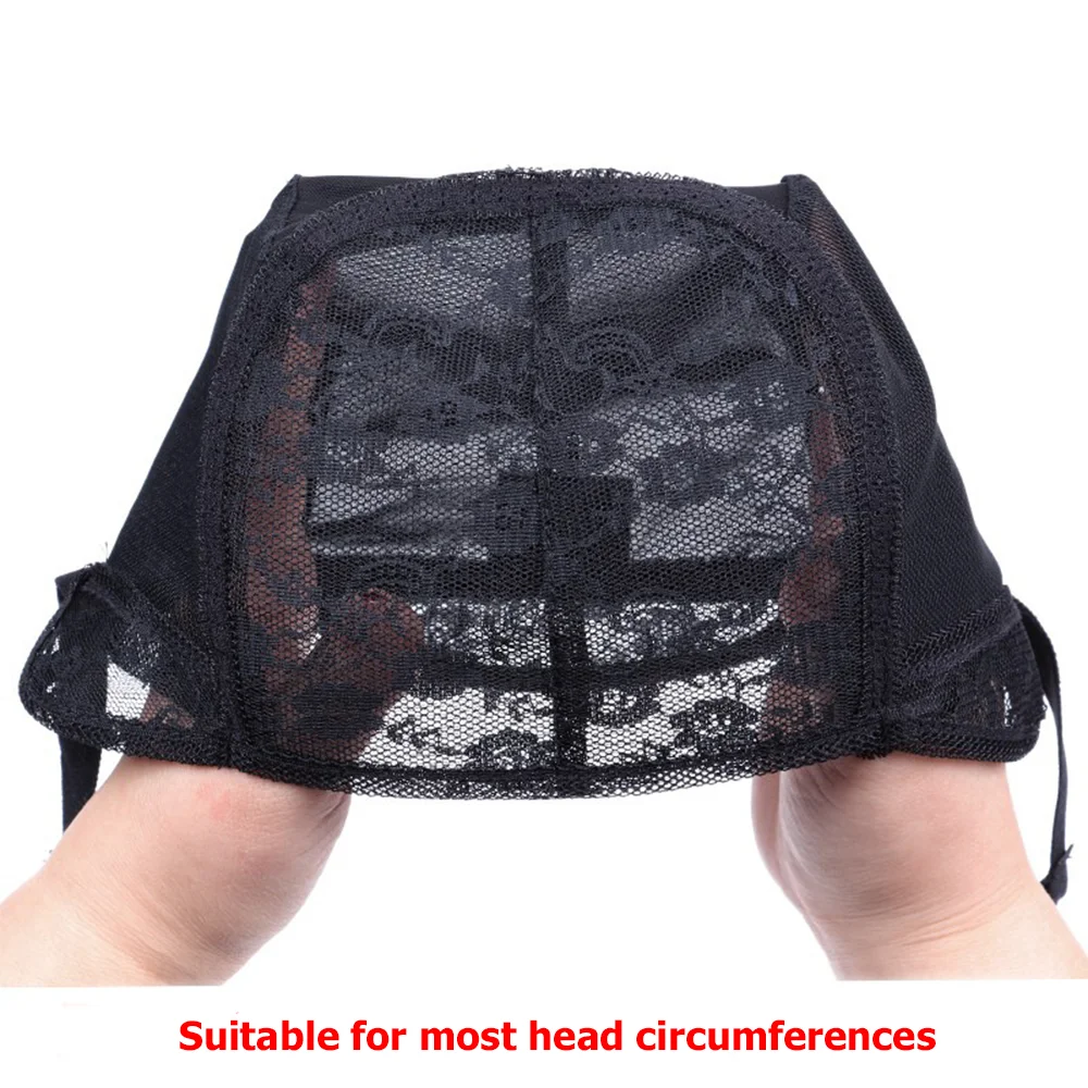 Lace Front Wig Cap For Making Wigs Adjustable Strap Net Weaving Cap to Make 1Pc Wig Include Custom Wig Cap Processing Service