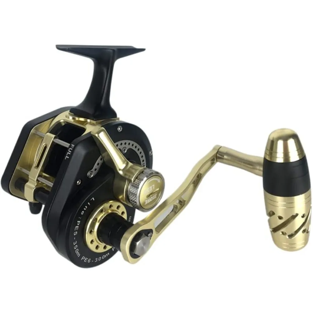 Slow Pitch Jigging Reels 66lbs Slow Jigging Reel Saltwater 6.3:1, 9BB+2RB Jigging Reel Saltwater Conventional Reels