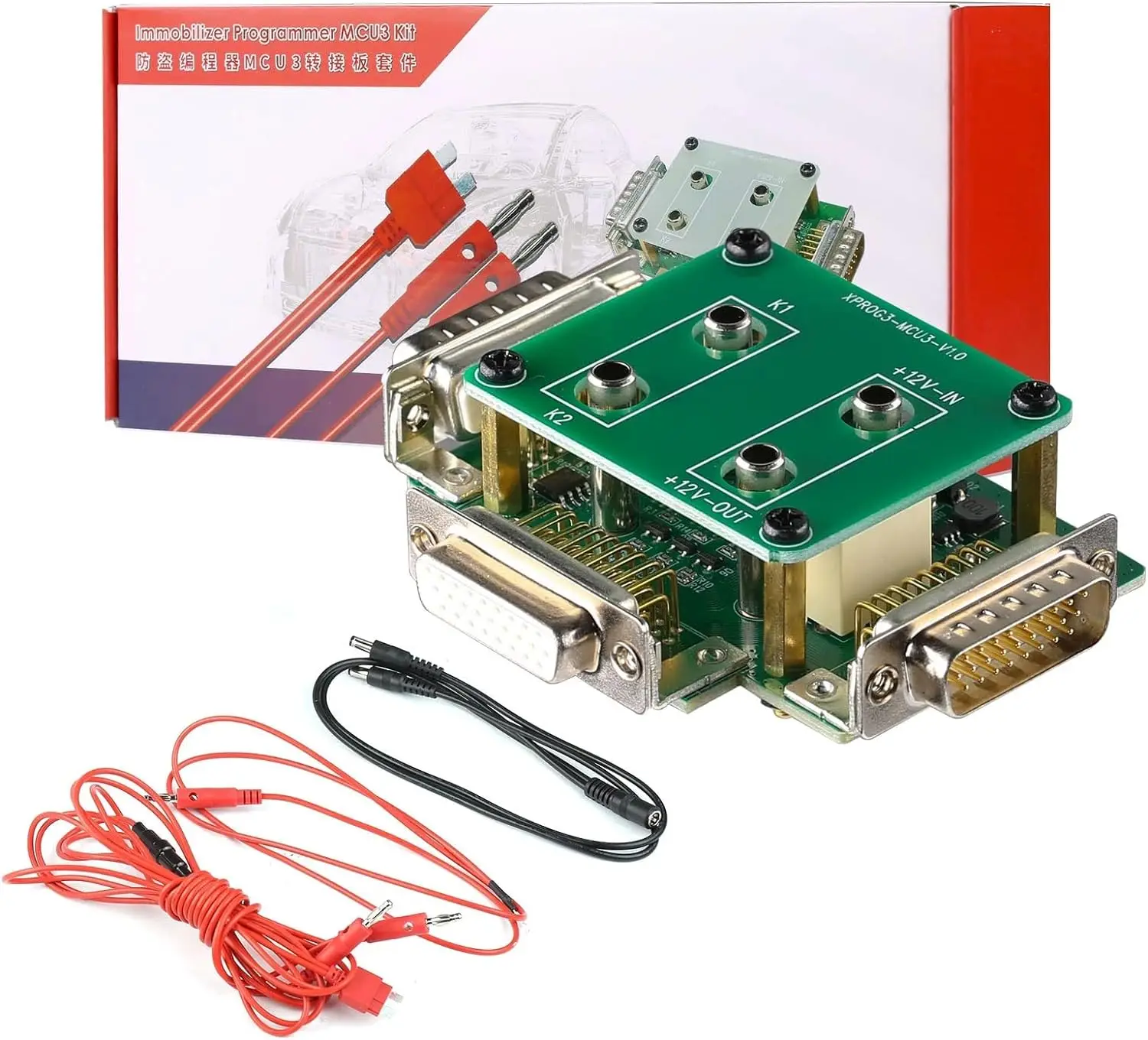 X-431 MCU3 Immobilizer Programmer Kit for X-PROG3 GIII Work for Mercedes-Benz All Keys Lost and ECU TCU Reading